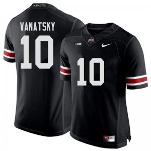 Men's Ohio State Buckeyes #10 Danny Vanatsky Black Nike NCAA College Football Jersey Summer MKD5844SJ